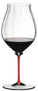 Riedel Fatto A Mano Performance Pinot Noir Calice Vino 83 cl In Cristallo Con Stelo Rosso
