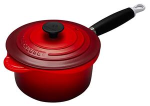 Le Creuset Casseruola Con Manico Lungo Cm 18 In Ghisa Rosso Ciliegia