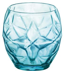 Bormioli Rocco Oriente Cool Blue Bicchiere Acqua 40 cl Set 6 Pz in Vetro Colorato