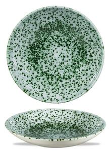 Churchill Studio Prints Mineral Green Piatto Fondo Tondo Cm 18,2 In Porcellana Vetrificata