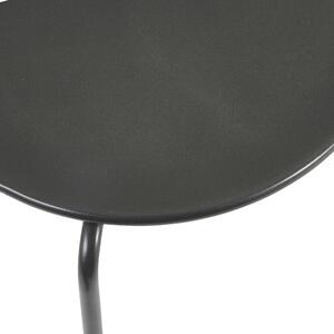 Tavolino da esterno Vera NATERIAL in acciaio con piano in alluminio grigio / argento per 1 persone Ø 40 cm