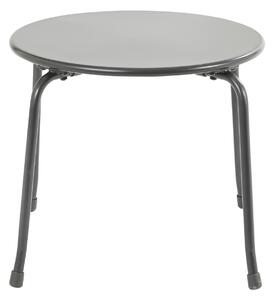 Tavolino da esterno Vera NATERIAL in acciaio con piano in alluminio grigio / argento per 1 persone Ø 40 cm