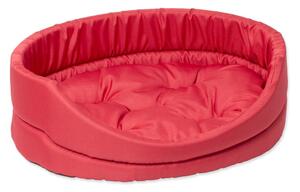 Letto per cani in peluche rosso 40x48 cm Dog Fantasy DeLuxe - Plaček Pet Products