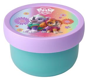 Scatola per la merenda dei bambini con forchetta Paw patrol girls - Mepal