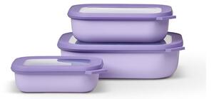 Scatole per alimenti in set da 3 Vivid lilac - Mepal