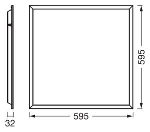 Osram - Pannello LED per controsoffitto PANEL ESSENTIAL LED/50W/230V 60x60 cm bianco