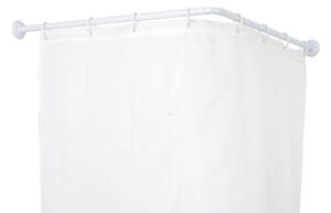 Bastone reggitenda doccia SENSEA L 80-90 cm bianco