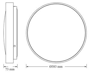 Osram - plafoniera LED CEILING LUXO LED/24W/230V diam. 38 cm dorata