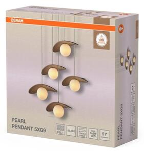 Osram - Lampadario a sospensione su cavo DECOR PEARL 5xG9/5W/230V beige