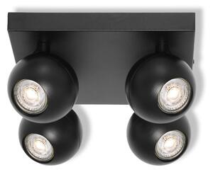 Osram - Faretto SPOT SPHERAL 4xGU10/6W/230V nero