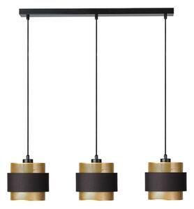 Osram - Lampadario a sospensione con cavo DECOR HORNET 3xE27/10W/230V nero/oro