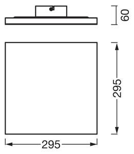 Osram - Pannello LED a montaggio superficiale PLANON LED/20W/230V 3000K 30x30 cm bianco