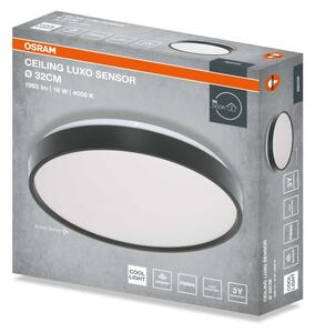 Osram - Plafoniera LED CEILING LUXO LED/18W/230V, diametro 32 cm, nera