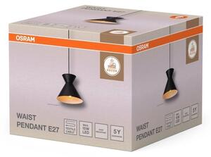 Osram - Lampada a sospensione con cavo DECOR WAIST 1xE27/40W/230V nero