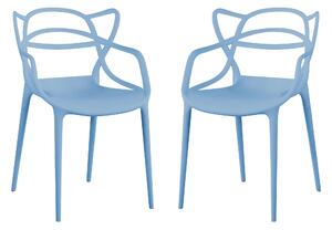 LALU - sedia in plastica set da 2