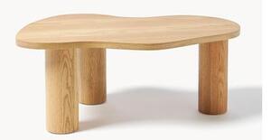 Tavolino da salotto in legno di quercia dalla forma organica Didi