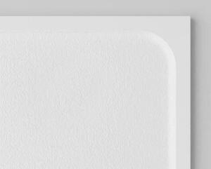 Piatto doccia SENSEA resina sintetica e polvere di marmo Easy 80 x 170 cm bianco