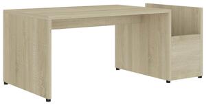 Tavolino da Salotto Rovere Sonoma 90x45x35 cm Legno Multistrato