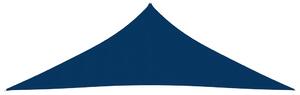 Parasole a Vela Oxford Triangolare 2,5x2,5x3,5 m Blu