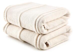 Set di asciugamani tipo terry color crema 2 pz 50x90 cm Arden – Foutastic