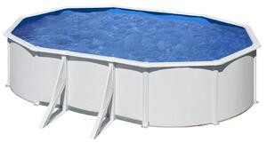 Gre Set Piscina Azores Ovale Bianca 500x300 cm KITPROV5