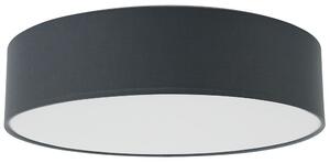 Lampada paralume in policotone grigio ø 45 cm in stile Boho moderno Beliani
