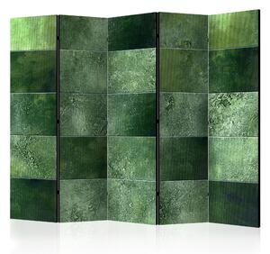 Paravento 5 Pannelli - Green Puzzle Ii 225x172cm Erroi