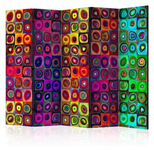 Paravento 5 Pannelli - Colorful Abstract Art Ii 225x172cm Erroi