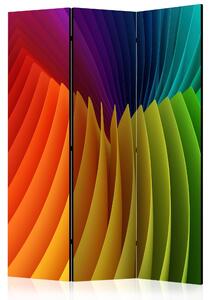 Paravento 3 Pannelli - Rainbow Wave 135x172cm Erroi
