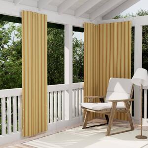 Paravento Balcone Giallo e Arancione 100x240 cm Tessuto Oxford