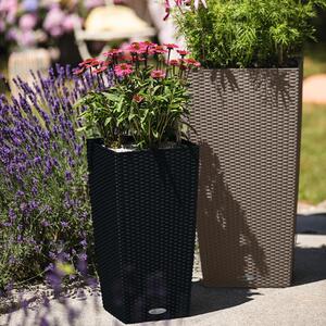 LECHUZA Fioriera CUBICO Cottage 30 ALL-IN-ONE Granito
