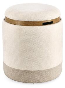Poggiapiedi beige Deva – Bizzotto