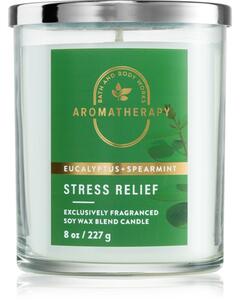 Bath & Body Works Stress Relief Eukalyptus Spearmint candela profumata 227 g