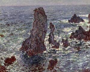 Riproduzione The Rocks at Belle-Ile 1886, Claude Monet