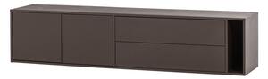 Mobile TV marrone scuro in pino massiccio 200x45x44 cm Settle Down – vtwonen