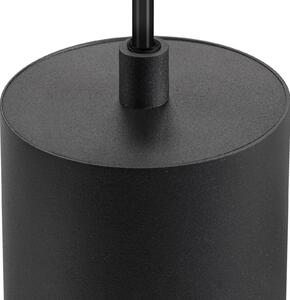 SLV Lampada a sospensione Asto Tube GU10 con sistema binario monofase, nero Tube, dimmerabile, Nero, Soggiorno / Sala da pranzo, Alluminio, Moderno