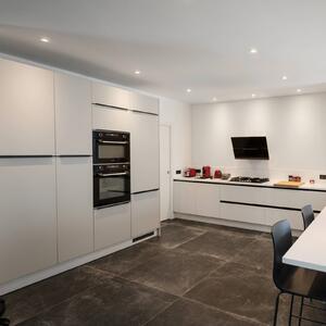 SLV Faretto LED da incasso New Tria rotondo bianco IP65 3.000K 38° Tria, dimmerabile, Bianco / Opale, Bagno, Alluminio