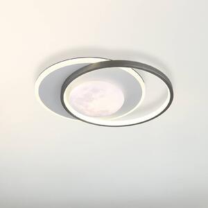 Globo Plafoniera soffitto Moon, Nero, Corridoio, Metallo, Plafoniera