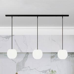 Casablanca Lampada a sospensione Acai, dimmerabile, Bianco / Opale, Soggiorno / Sala da pranzo, Vetro, Lampada a sospensione