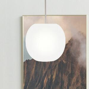 Casablanca Lampada a sospensione Acai, dimmerabile, Bianco / Opale, Soggiorno / Sala da pranzo, Vetro, Lampada a sospensione