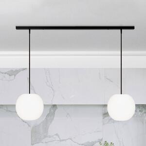 Casablanca Lampada a sospensione Acai, dimmerabile, Bianco / Opale, Soggiorno / Sala da pranzo, Vetro, Lampada a sospensione