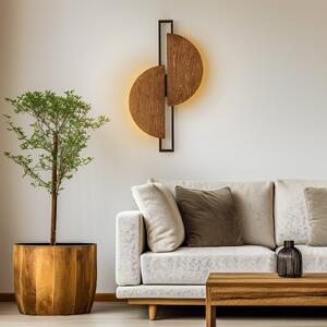 Nowodvorski Lighting Sunrise LED applique a LED in legno