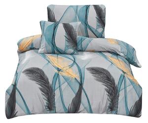 Set copripiumino e federa in microsatinato per letto singolo 3 pezzi 140x200 cm Melissa – My House