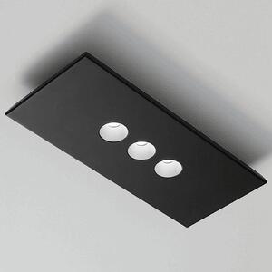 ICONE Confort Plafoniera LED a parete e a soffitto, nero