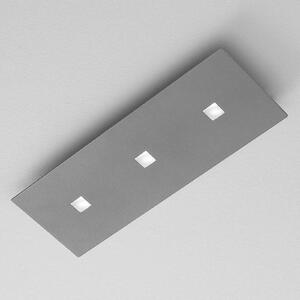 ICONE Isi - Plafoniera a LED di colore grigio tenue