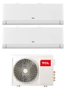 TCL Climatizzatore Dual Split Inverter 9000+9000 Btu Condizionatore con Pompa di Calore Classe A++/A+ Gas R32 Wi-Fi (Unit Interna + Unit Esterna)