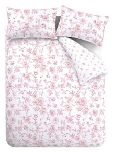 Set copripiumino e federa rosa per letto matrimoniale 3 pezzi 200x200 cm Mirabelle – Catherine Lansfield