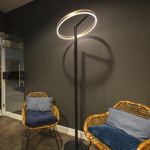 SLV Lampada da terra One Straight, dimmerabile, Nero, Soggiorno / Sala da pranzo, Metallo, Moderno, Lampada da terra