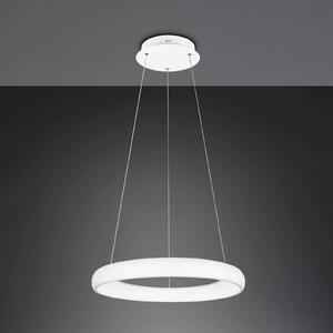 Trio Lighting Lampada a sospensione LED Cardona, Ø 62 cm, bianco, CCT, metallo