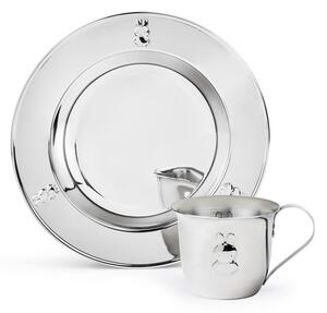Set da pranzo per bambini in acciaio inox 2 pz Miffy – Zilverstad